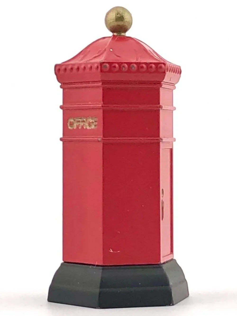 Dept 56 English Post Box 5805-0 British Red Pillar Box Miniature Mailbox Retired